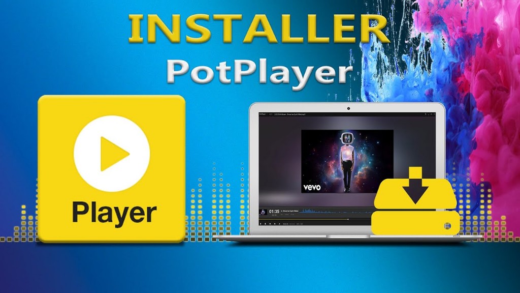 Installer card showing the Windows PotPlayer setup package and version metadata