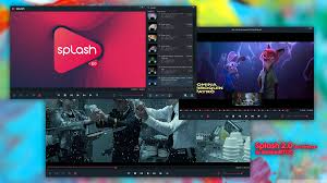 Multi-window layout showing playlist management alongside active playback